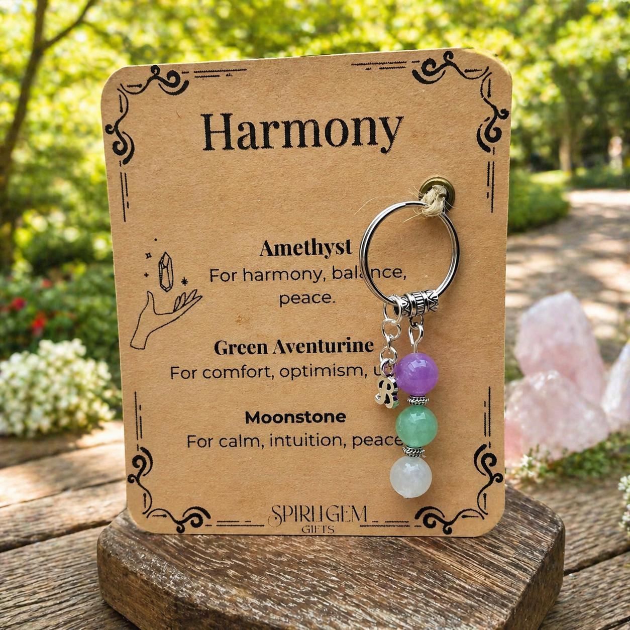 Newlywed Gift, Happy Marriage Crystal Keyring, Personalised Mr and Mrs Keepsake