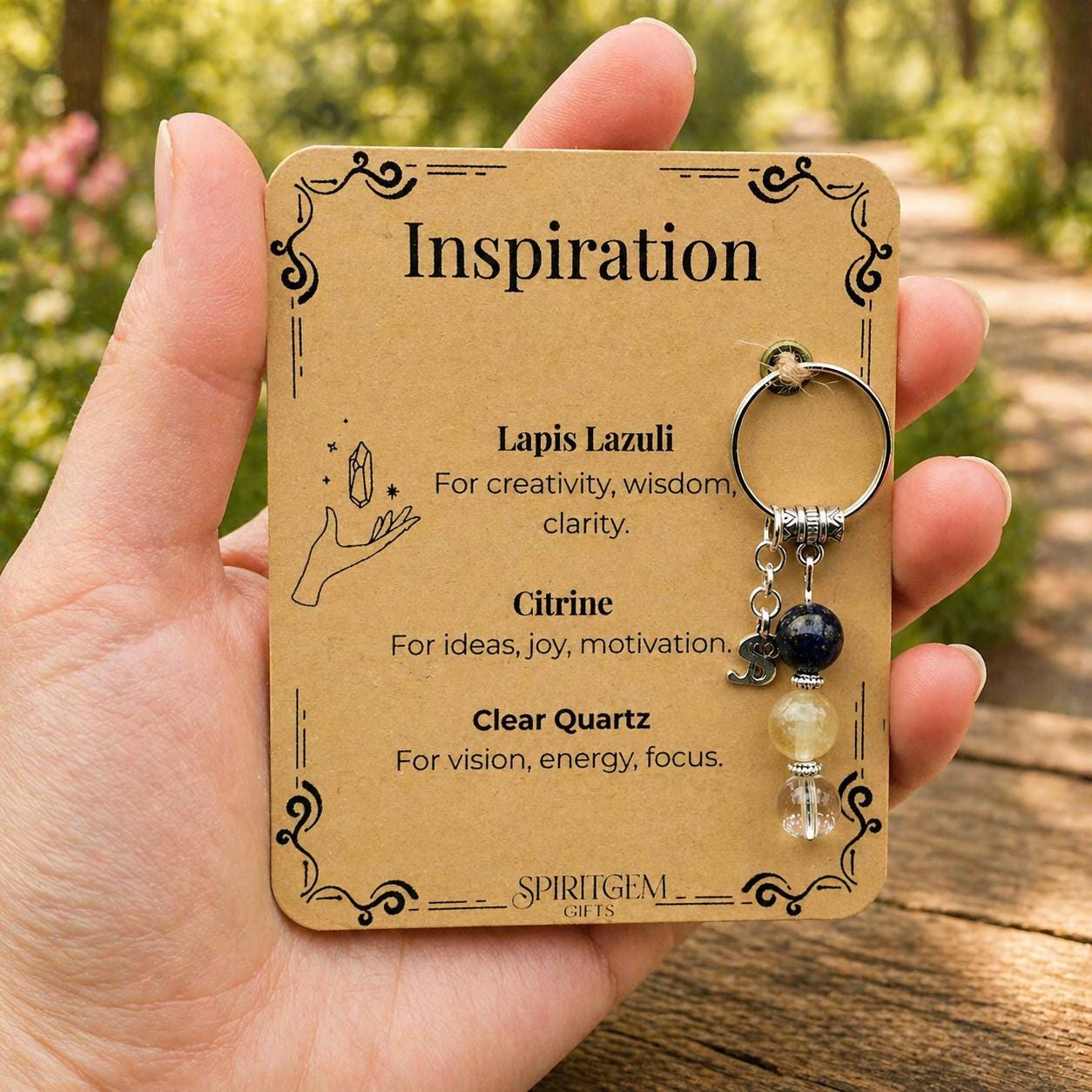 PERSONALISED Writer Gift Keyring, Creativity Charm, Artist Present, Motivation Keepsake, Big Ideas Gift