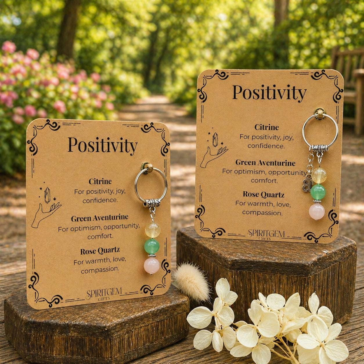 Sending Sunshine Gift, Cheer Up Crystal Keyring, Personalised Happy Post Keepsake