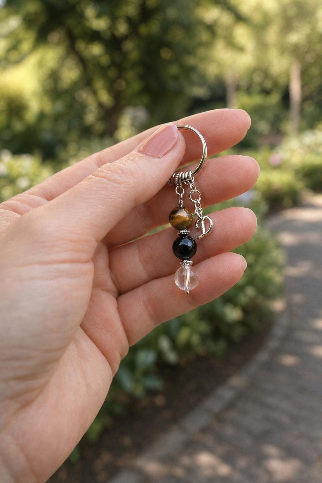 PERSONALISED SON keyring. Gift from Mum or Dad, Crystal Keyring with Meaning, Birthday Keepsake for Teen Boy, Inspirational Gift