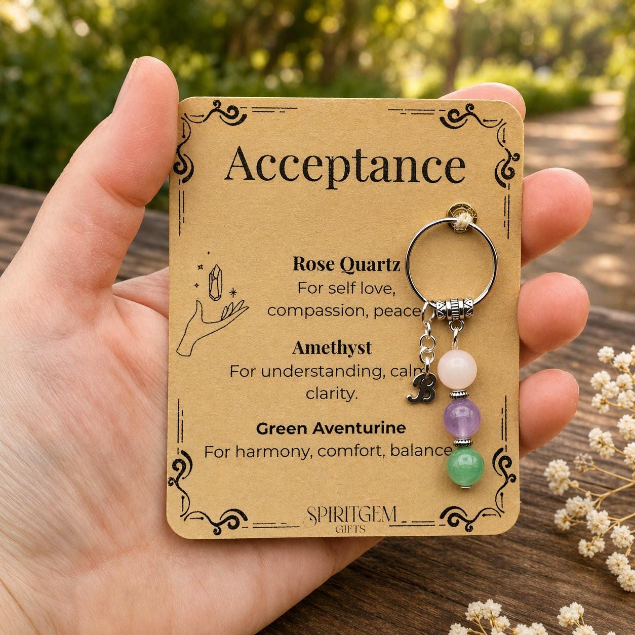 PERSONALISED Breakup Healing Keyring, Self Love Gift, Divorce Support Charm, Fresh Start Token
