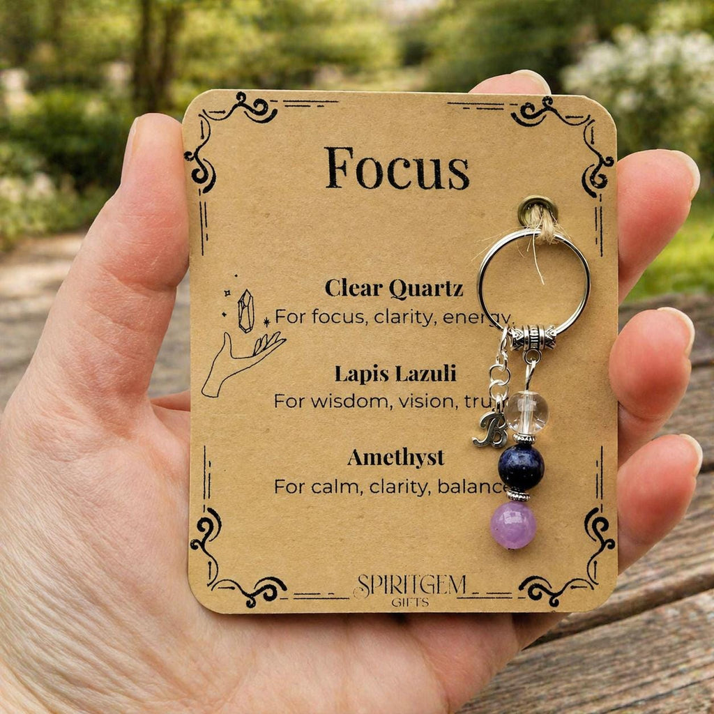 Tutor Thank You Gift, Crystal Keyring, Personalised End of Term Appreciation Keepsake