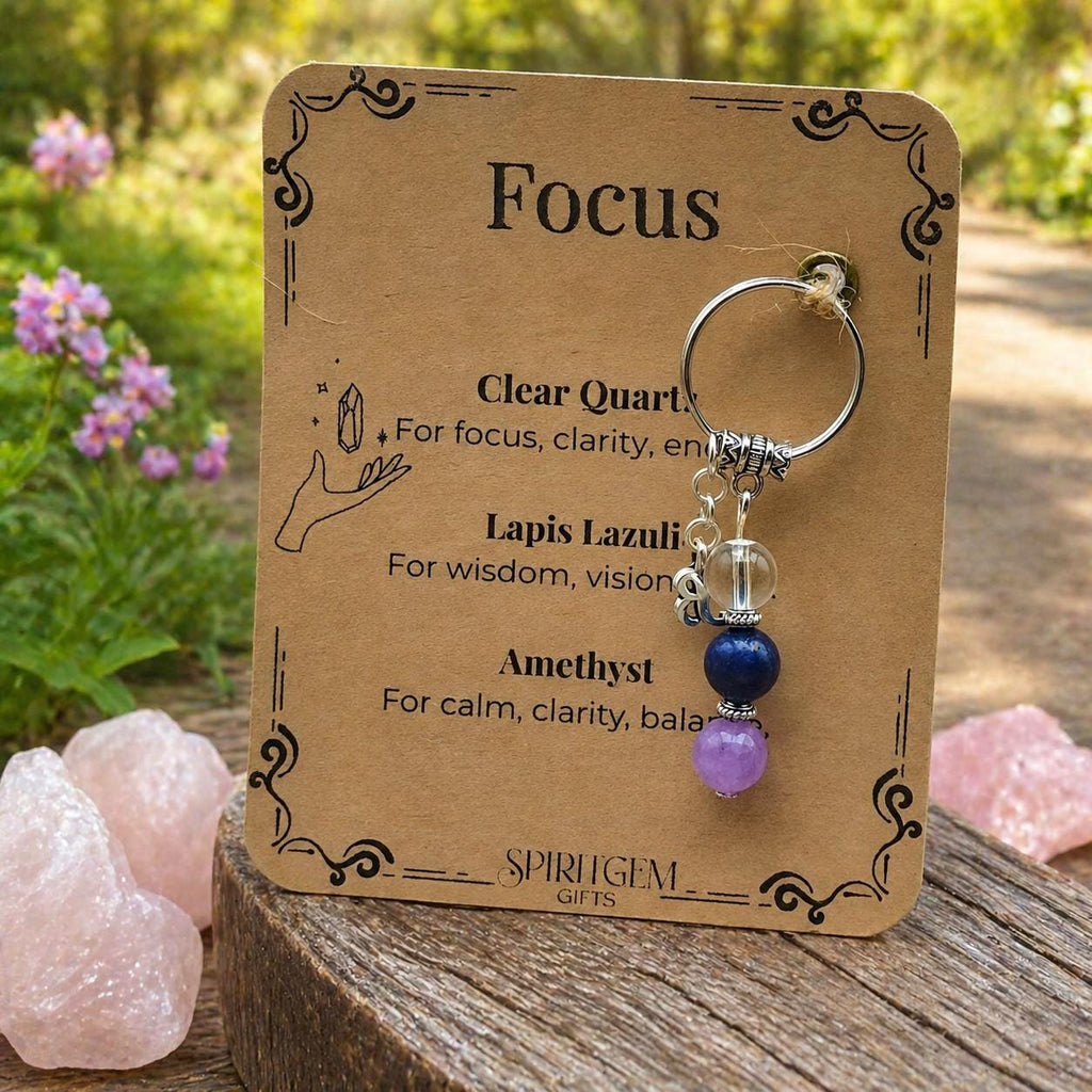 Tutor Thank You Gift, Crystal Keyring, Personalised End of Term Appreciation Keepsake