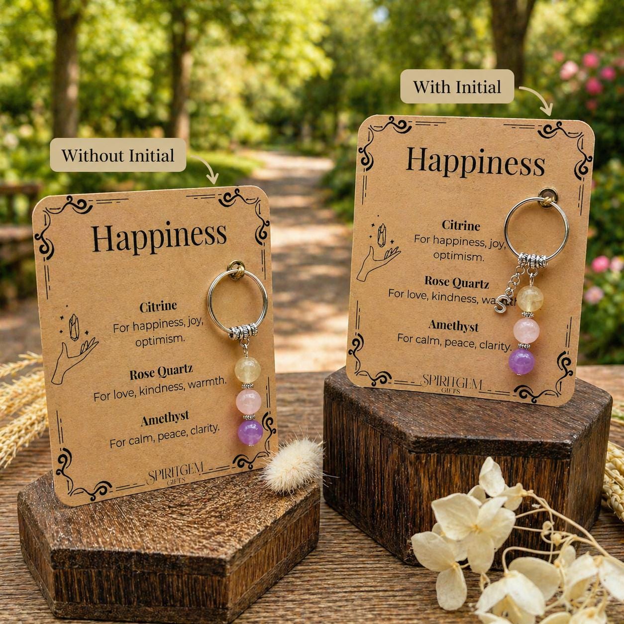 PERSONALISED Cheer Up Gift Keyring, Positive Vibes Charm, Mental Health Support Keepsake, Joy Gift
