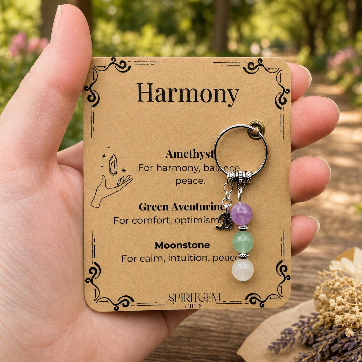Newlywed Gift, Happy Marriage Crystal Keyring, Personalised Mr and Mrs Keepsake