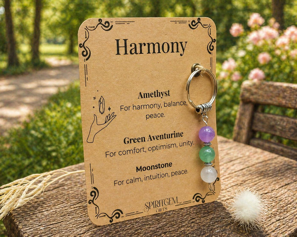 Newlywed Gift, Happy Marriage Crystal Keyring, Personalised Mr and Mrs Keepsake