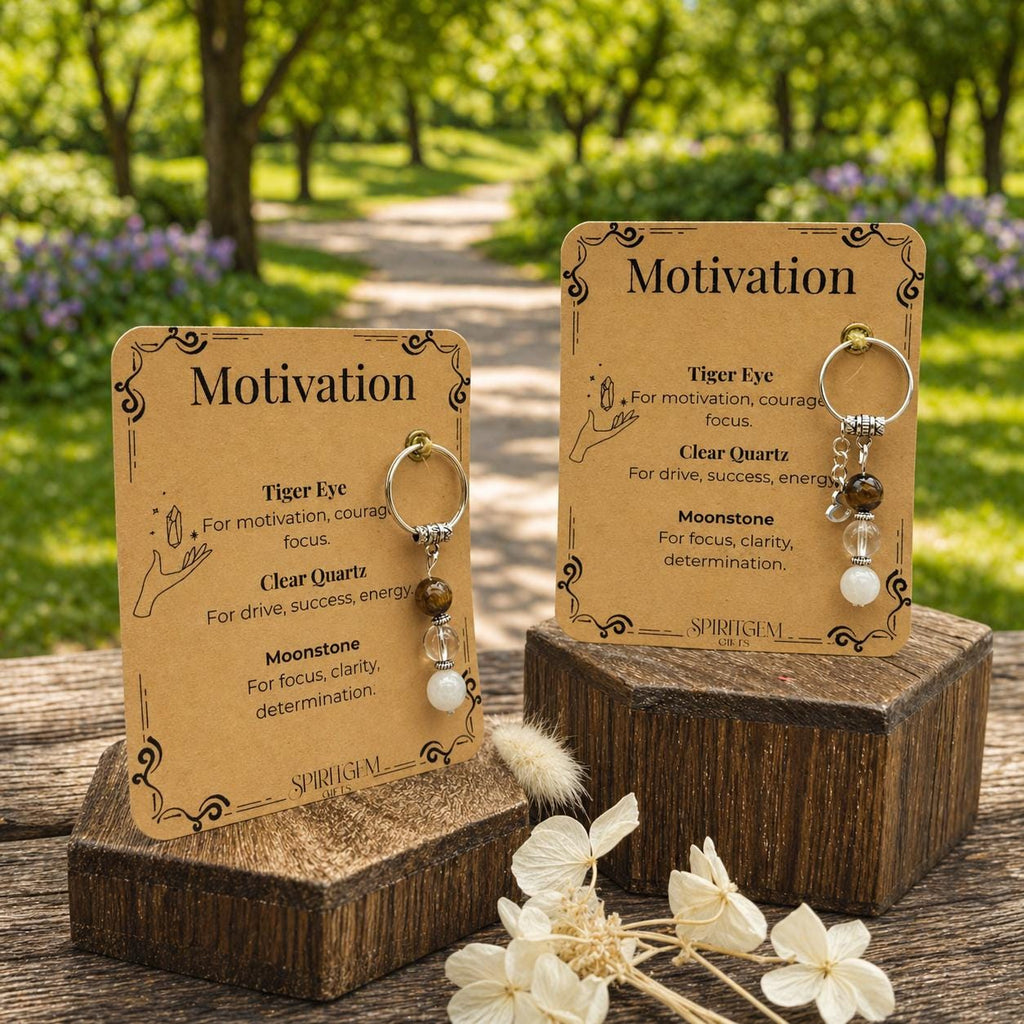 You Got This Gift, Motivation Crystal Keyring, Personalised Encouragement Keepsake