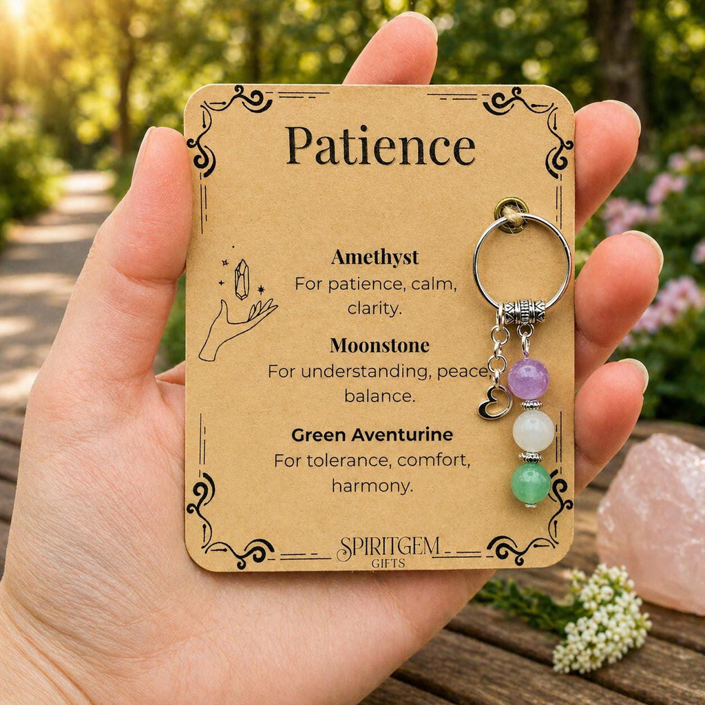 Teaching Assistant Gift, Thank You TA Crystal Keyring, Personalised End of Year Keepsake for Her