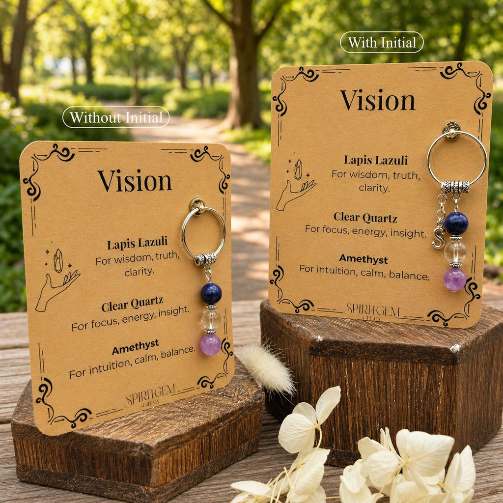 New Business Gift, Entrepreneur Crystal Keyring, Personalised Good Luck Venture Keepsake