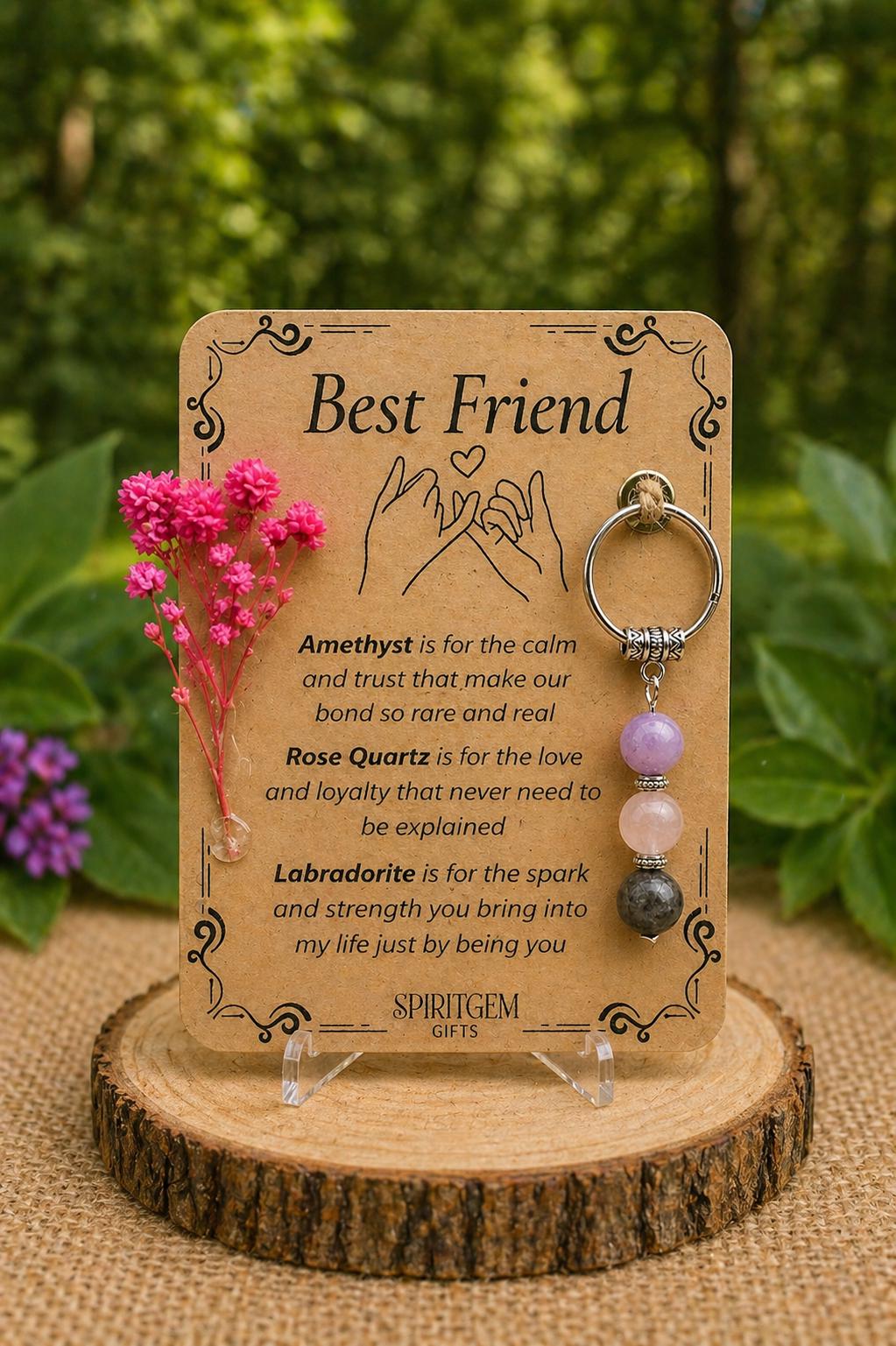 PERSONALISED BEST FRIEND keyring. Gift for her, Friendship, Bestie, Soul Sister, My Sidekick, Birthday Gift, best friend birhday, Bff gift.