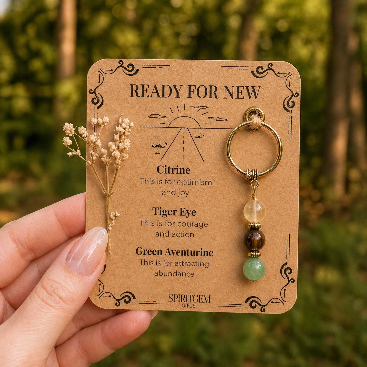 Personalised Ready For New Present, New Job Token, Career Change Charm, Graduation, Success