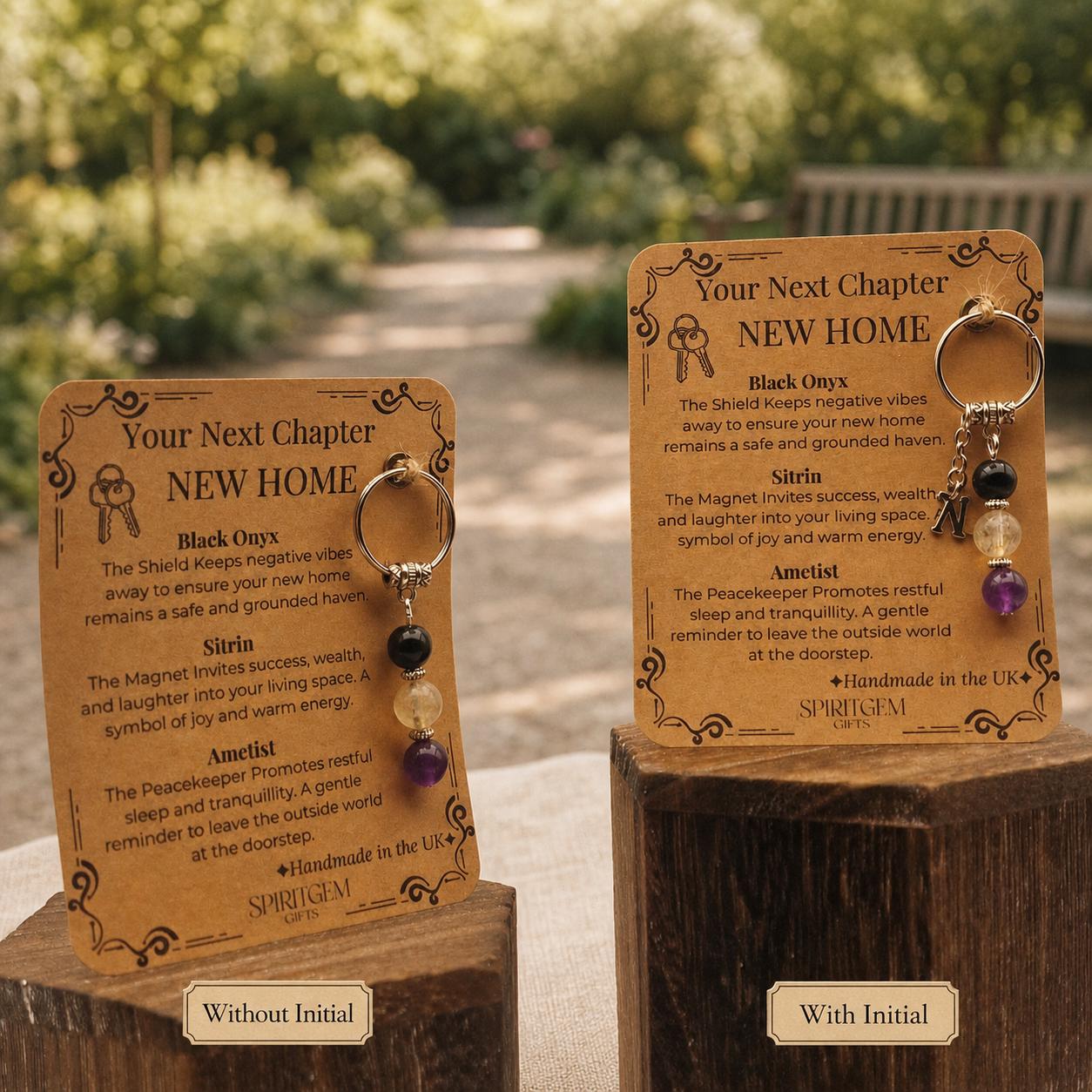 New Home Crystal Keyring Gift