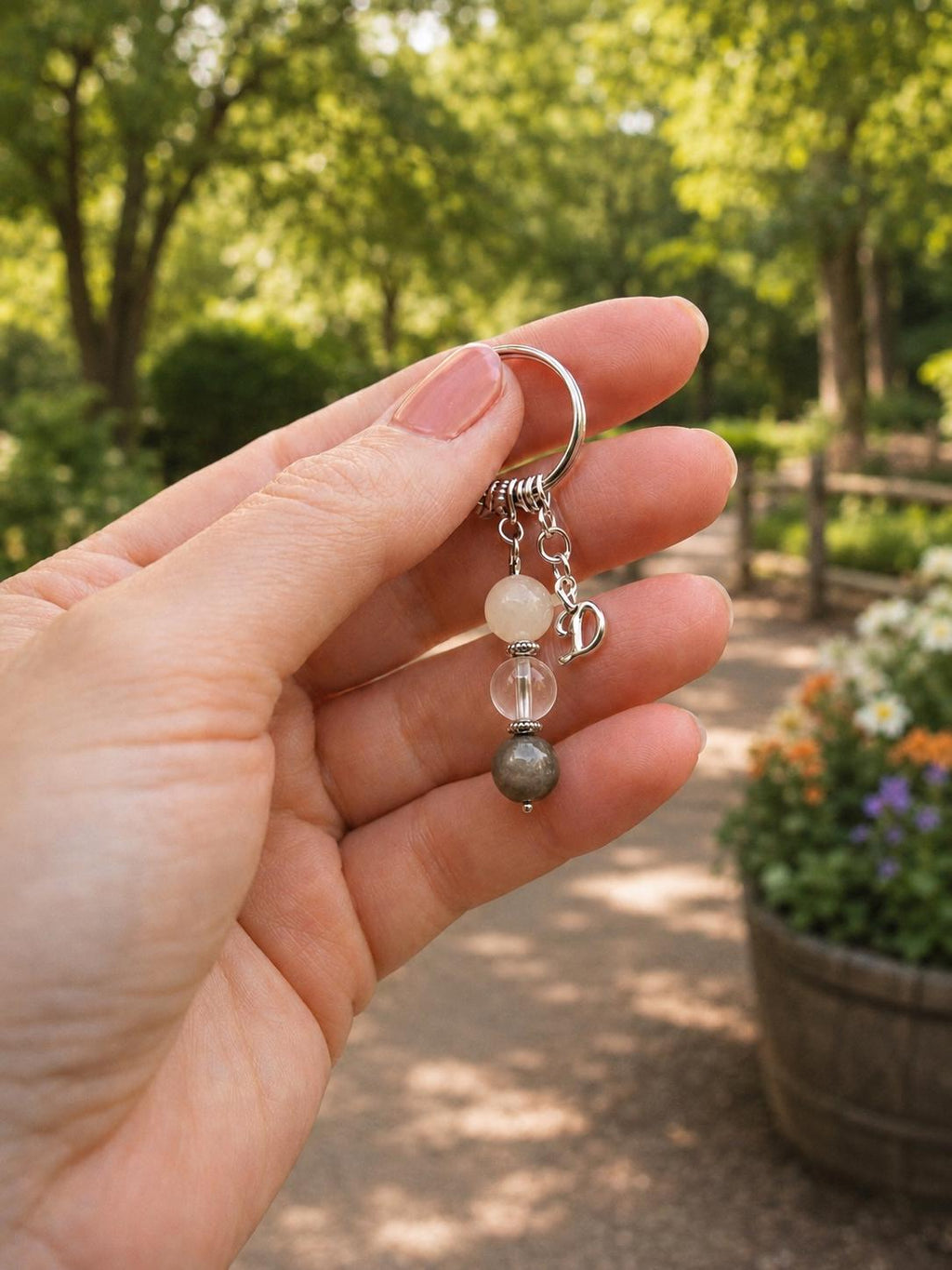 PERSONALISED NEXT CHAPTER Crystal Keyring, New Beginning Gift with Illustrated Keepsake Card