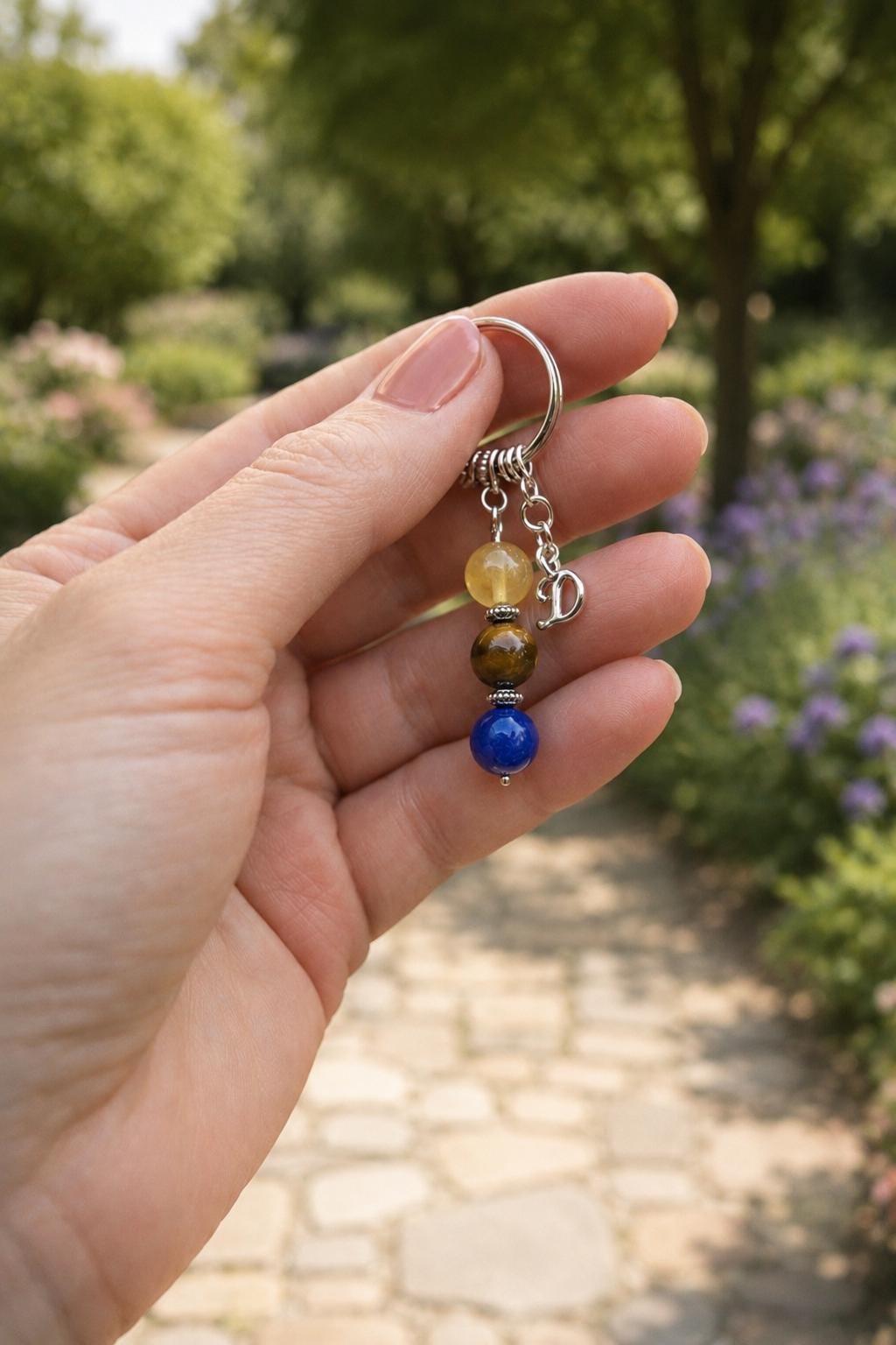PERSONALISED CONGRATULATIONS Crystal Keyring, You Did It Gift with Illustrated Keepsake Card