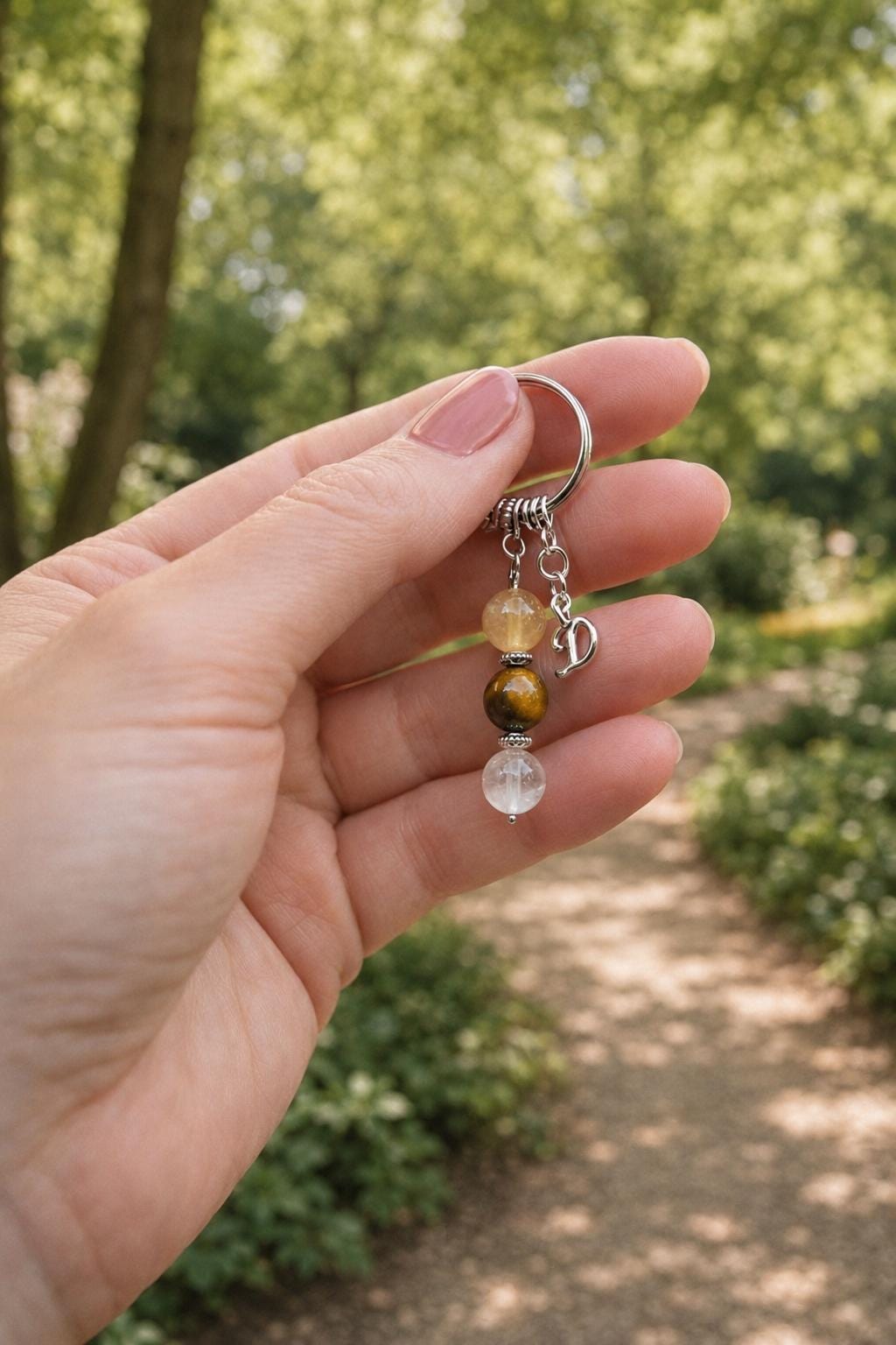 GRADUATION Crystal Keyring, Celebration Gift with Illustrated Keepsake Card