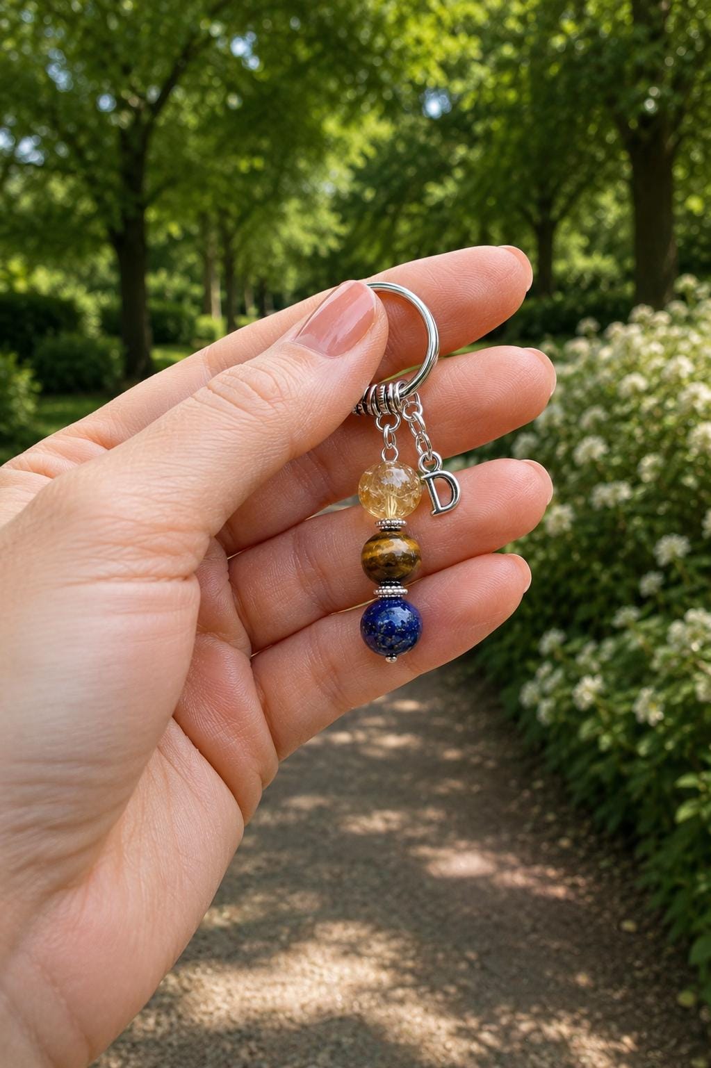 Promotion Gift, New Role Crystal Keyring with Illustrated 'Proof of Your Hard Work' Card