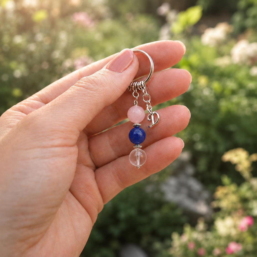 My Person Gift, Friendship Crystal Keyring with Illustrated 'My Constant Person' Card